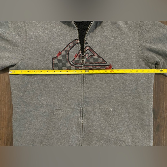 Boy’s Quiksilver Y2K Grey Fleece Lined Sweatshirt XL18/20 - Picture 7 of 14